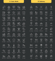 3400 Outline Icon Pack Screenshot 6