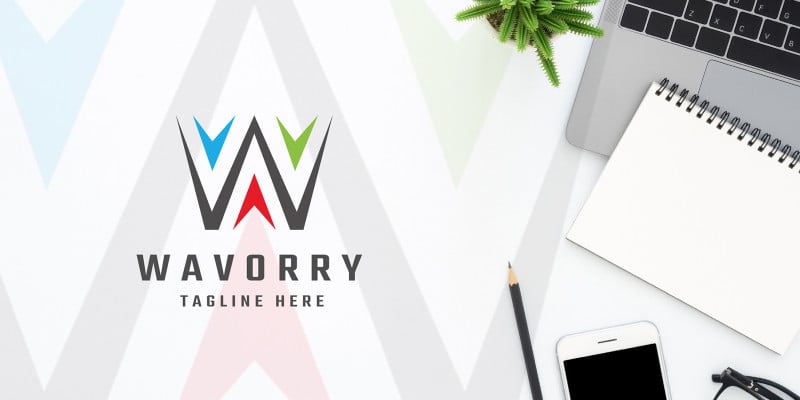 Letter W - Wavorry Logo