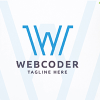 Web Coder Letter W Logo
