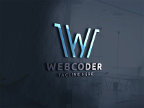 Web Coder Letter W Logo Screenshot 2