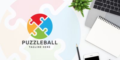 Puzzle Ball Logo
