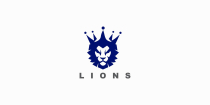 Lion Crown Vector Logo Screenshot 1