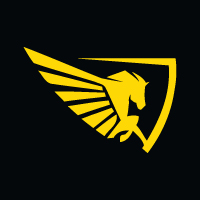 Pegasus Shield Logo Template