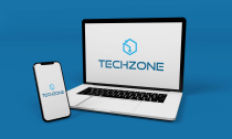 Techzone vector logo. Screenshot 1