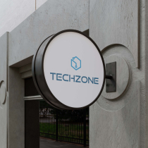 Techzone vector logo. Screenshot 2