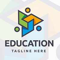 Pro Education Logo Template