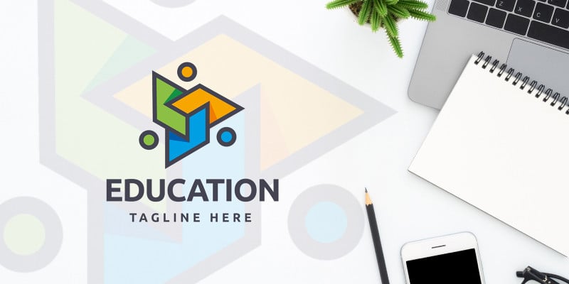 Pro Education Logo Template
