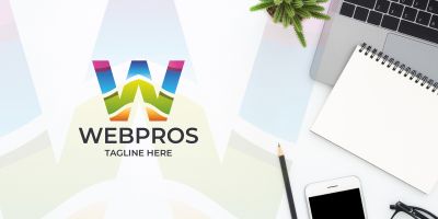 Web Pros Letter W Logo Template