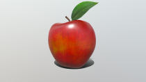 Realistic Apple 3D Object Screenshot 5