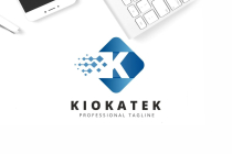 K Letter Tech 3D Logo Screenshot 1