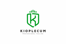 K Letter Shield Logo Screenshot 1