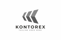 Kontorex K Letter Logo Screenshot 1