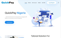 Quickpay - Complete Bills Payment PHP Script Screenshot 1