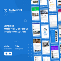Android MaterialX Designs Flutter UI Kit