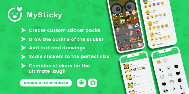 MySticky - Whatsapp Sticker Android App