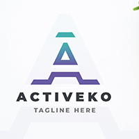 Activeko Letter A Logo