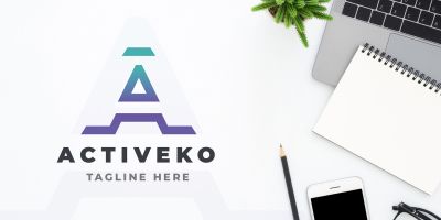 Activeko Letter A Logo