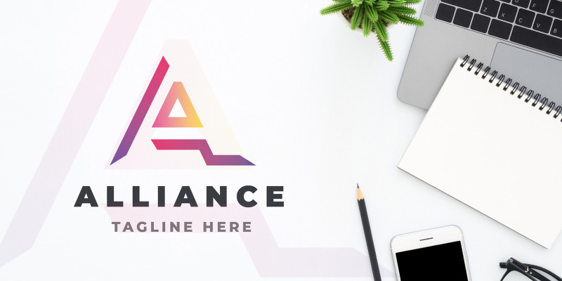 Alliance Letter A Logo