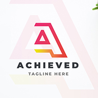 Achieved Letter A Logo
