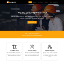 Construction WordPress Theme Screenshot 1