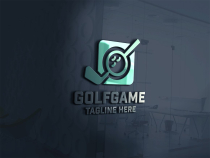 Golf Game Logo Screenshot 2