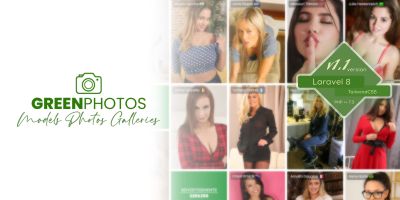 GreenPhotos - Models Photos Galleries PHP Script
