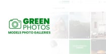 GreenPhotos - Models Photos Galleries PHP Script Screenshot 1