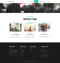 Yoga Park - WordPress Screenshot 2