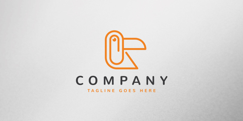 Touan Paper Clip Logo Template