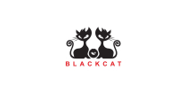 Black Cat Logo Template  Screenshot 1