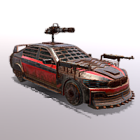 Bad Car Brigadier - Armored Car 3D Object