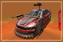 Bad Car Brigadier - Armored Car 3D Object Screenshot 1
