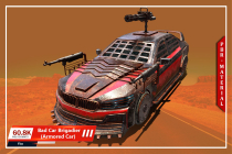 Bad Car Brigadier - Armored Car 3D Object Screenshot 2