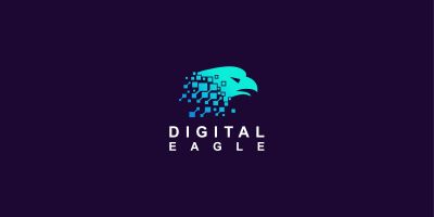 Digital Eagle Creative  Logo