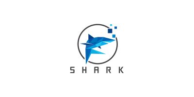 Shark Polygons Logo