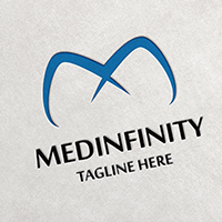 Media Infinity Letter M Logo