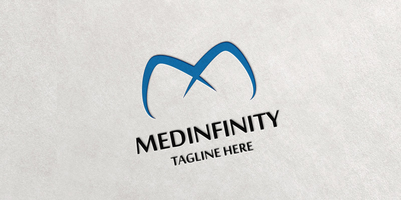 Media Infinity Letter M Logo