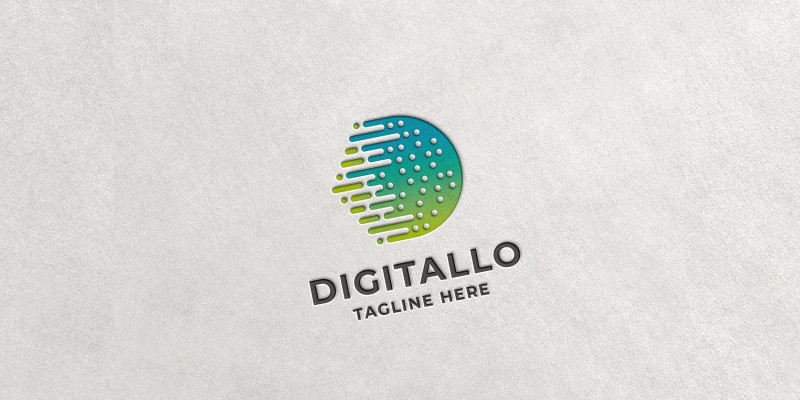 Digitallo Letter D Logo