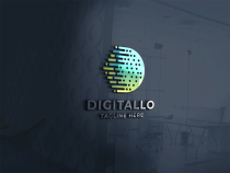 Digitallo Letter D Logo Screenshot 1
