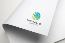Digitallo Letter D Logo Screenshot 2