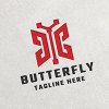 Digital Butterfly  Logo