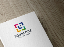 Professional Square Code Logo Screenshot 3