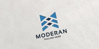 Moderan Letter M Logo