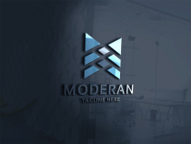 Moderan Letter M Logo Screenshot 1