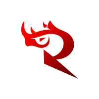 Letter R Rhino Logo template 