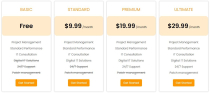 Prico - Responsive Pricing Tables CSS Screenshot 1