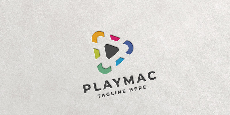 Play Media Logo Template