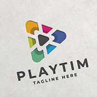 Media Play Triangle Logo