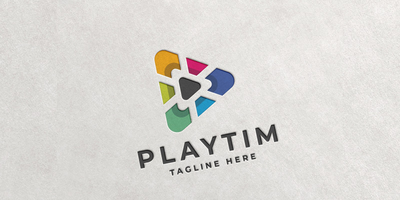 Media Play Triangle Logo