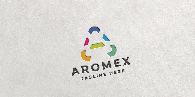 Aromex Letter A Logo Template